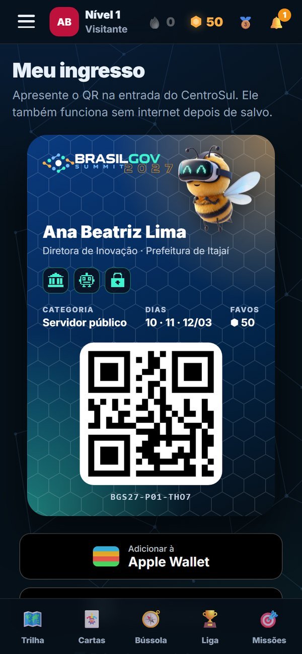 Ingresso com QR Code