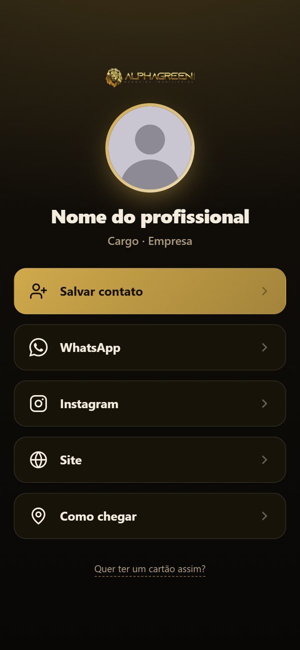 Cartão NFC, tema dourado